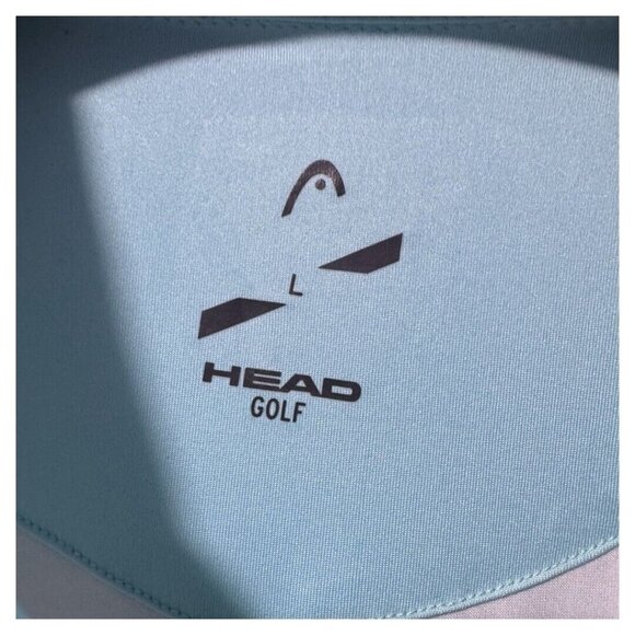Head Golf Sportswear Men's Performance Polo Golf‎ Shirt L baby blue - Picture 3 of 4
